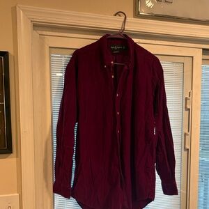 Ralph Lauren Deep Red Shirt.  Burgundy